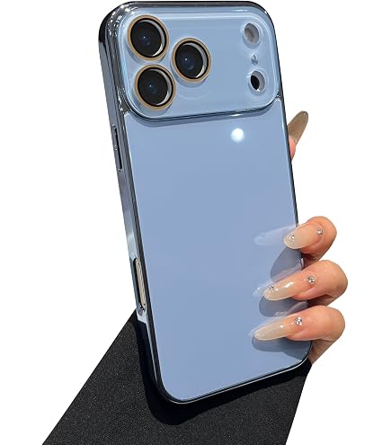 Amazon.co.jp: iPhone 15 Pro Max用ケース、ブルー | クリスタルカメラ
